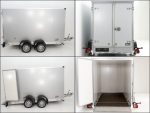 Vezeko Koffer-Absenkanhänger 157x344cm Höhe:190cm 2,7t|silber-Neu – Image 6