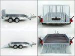 Variant Baumaschinenanhänger Maxi Load 161×305 3,5t|Rampe|Beavertail Heck-Neu – Image 12