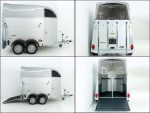 Humbaur Pferdeanhänger XANTHOS 2000|silber|Alu Boden-Neu – Image 5