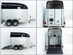 Humbaur Pferdeanhänger Equitos 2000| schwarz|Aluboden-Neu – Image 7