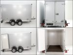 Koffer-Absenkanhänger 157x344cm Höhe:190cm 2,7t|weiß-Neu – Image 11