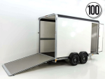 Henra Kofferanhänger Boxvan black H:220cm 3,5t|Rampe Türe-Neu