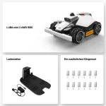 Mammotion LUBA mini 2 AWD 1500 Mähroboter – Kabellos, Allradantrieb & KI-Navigation – Image 3