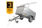 Anhänger mit Deckel Garden Trailer 200 KIPP 200×106 cm 750 kg-Deckelanhänger-Neu – Image 11
