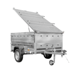 Garden Trailer 201 KIPP Anhänger mit Plane 750 kg -Deckelanhänger-Neu