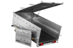 Einachsanhänger 230×125 UNITRAILER GARDEN 230 KIPP- Deckelanhänger-Neu – Image 6