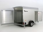 Debon Kofferanhänger Cargo H:190cm 1,3t|Alu, Polybug|Tür|grau-Neu – Image 2
