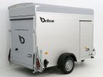 Debon Kofferanhänger Cargo H:190cm 1,3t|Alu, Polybug|Tür|grau-Neu – Image 3