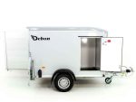 Debon Kofferanhänger DK R255 125x255cm H:156cm|grau 4 Stück weiß-Neu – Image 23