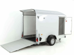 Debon Kofferanhänger C300 148x295cm H:190cm 1,3t| Polybug|Tür|grau-Neu – Image 13